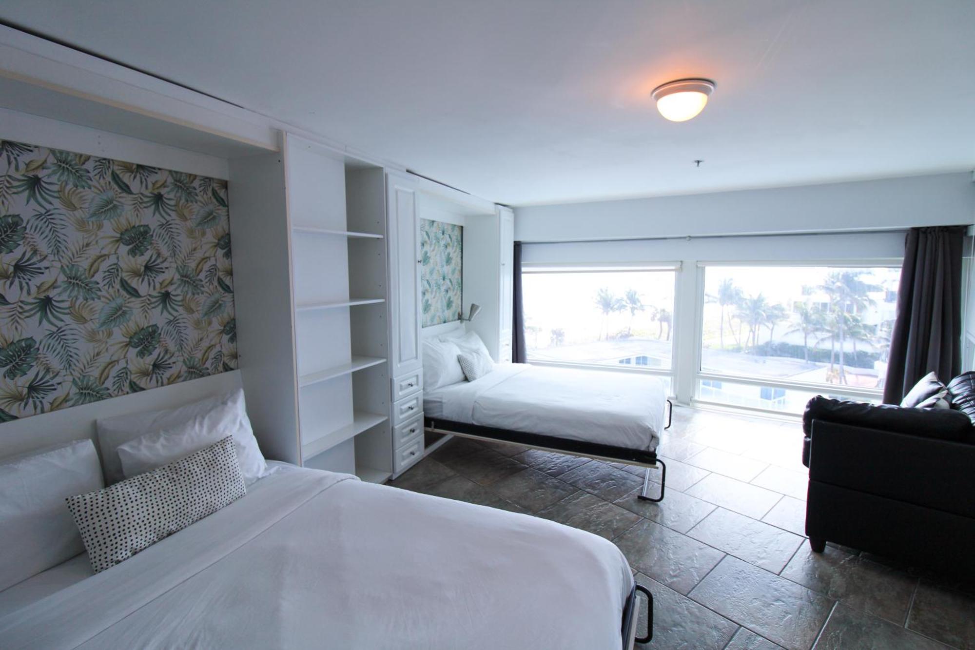 Castle M16 Oceanview Loft With Beach Access, Pool, Tennis And Free Parking! ميامي بيتش المظهر الخارجي الصورة